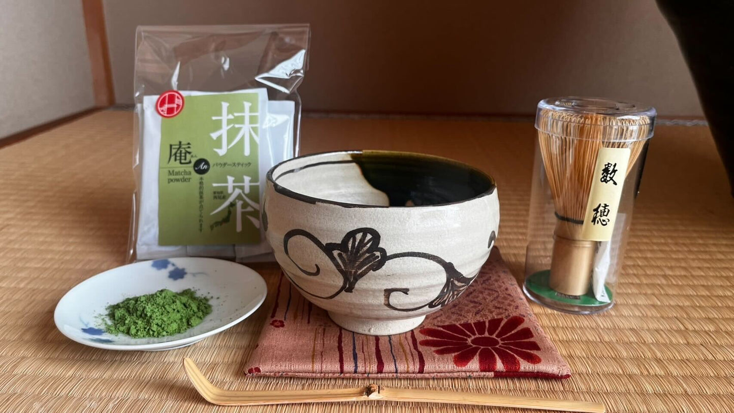 『ところでそろそろ一服しませんか? 私と、抹茶セットと、なごみ』~円満デザイン~